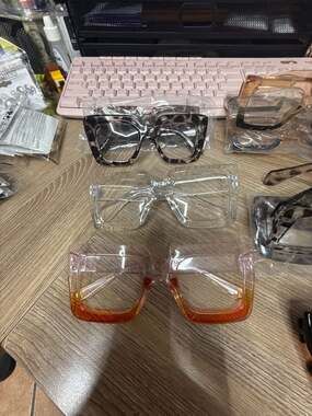 Fashion Nova Sydney So Fly Oversized Square Fashion Glasses